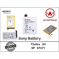 Sacellplanet//readystock//battery Sony//T2ultra E4 EP500 SP ST271