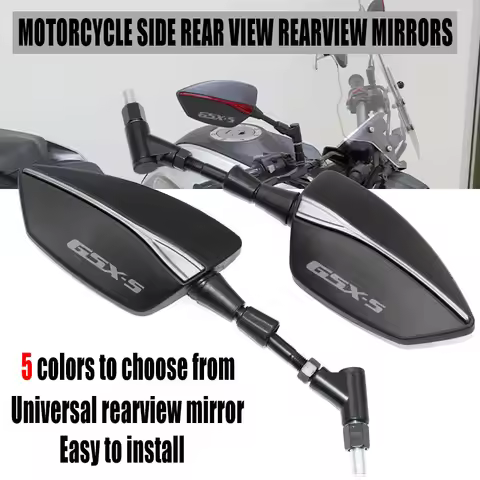 For Suzuki GSX-S 750 GSX-S 1000 GSX-S750 GSX-S1000 GSXS Motorcycle battle axe rearview mirror Side M