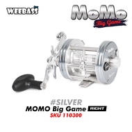ของแท้ ราคาถูก ❗❗ รอกเบส รอกเบท Weebass MOMO Biggame 4+1BB สีสวย สปูลอลูมิเนียมอโนไดซ์ ระบบเบรค XTD