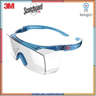 3M SF3701 แว่นตานิรภัยครอบแว่นตา SecureFit 3700 Series, SF3701ASGAF-BLU, Alternate Fit, Blue, Scotchgard Anti-Fog Sาคาต่อชิ้น