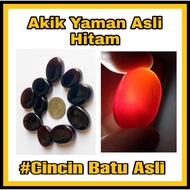 BATU CINCIN AKIK YAMAN HITAM LOT BORONG