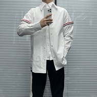 T *.B Original Label 1: 1 Four-Bar Shirt Washed Denim Jacket Shirt Jacket Men's Casual Jacket Great 