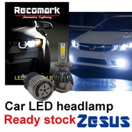 1 Pair H1/H3/H4/H7/H8/H11/H16 (6000K) WHITE LIGHT BULD 6000K LED Putih Zesus