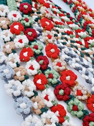 DIY材料包|Macrame編織小花手機掛|冬日靈感色