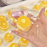 new Muffin Pancake Taba Squishy Silicone Double Decker Pink Pancake Squeeze Toy Mochi Toy Stress Rel