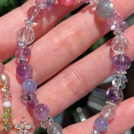 專屬訂製/天然石手鍊/紫祖母晶/紫晶