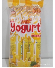 Minuman Camilan Jelly Kuskus Jeli Stick Yogurt 10 pcs x 50 Ml Varian Original Mangga Strawberry Leci