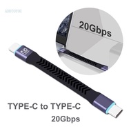 【3C】 Short UsbC to UsbC Cable USB3 2 Fast Charging USB TypeC Data Line 10CM 3 94in