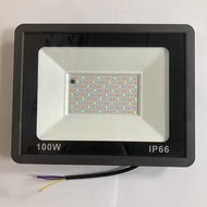 กลางแจ้ง LED RGB Reflector Spotlight โปรเจคเตอร์ 220V Ip66 กันน้ํา 10W 30W 50W 100W RGB LED Floodlig