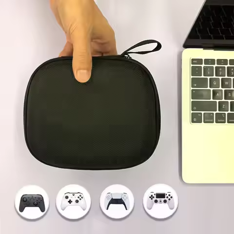 Game Controller Carrying Travel Case Storage Bag Compatible with PS-5, PS-4, X-Box, Switch Pro and O