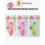 ECHO Skeleton Ceramic Peelers (3-Colors Set)