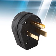 NEMA 6-50P Plug 50A Industrial Connector Ultra Large Power Standard 3 Core Design with Brass Nylon M