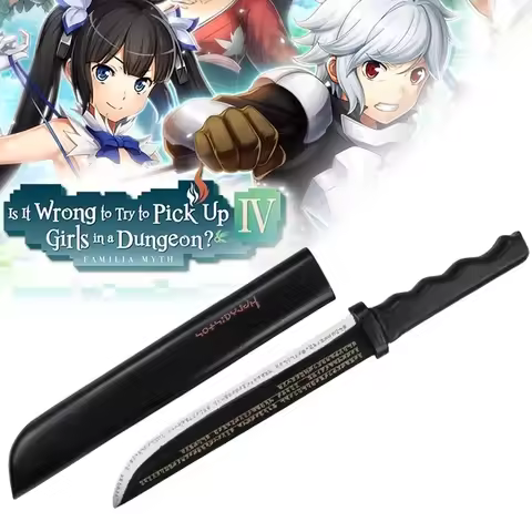 41cm Hestia Katana Anime DanMachi Bell Cosplay Costume Sword Wooden Ninja Knife Real Size Japanese K