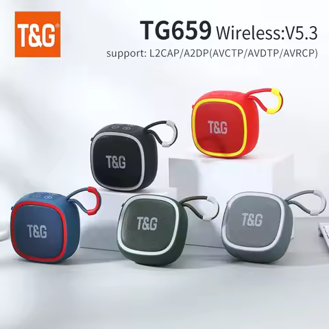 TG659 Mini Wireless Powerful Bluetooth Speaker TWS Bluetooth 5.3 Sound Box HIFI Loudspeaker Support 