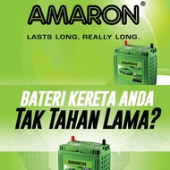 AMARON CAR BATTERY BATERI NS 40ZL NS60 55D23L NS 70 NX 120-7 M42 N55 Q85 S95 DIN74 T110 DIN55 DIN66 