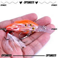 OPTIMISTI Fishing Lures, Artificial 9g Fishing Lures Bait, Professional 7.5cm Group Fishes Crankbait