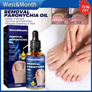 West&Month Toenailcare Removal Paronychia 10ml (Soften Toenails , Sanitize & Disinfect , Relieves Sw