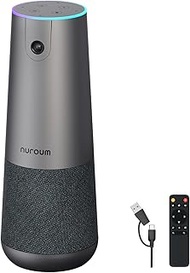 Nuroum C40 (2nd Gen) 4K Video Conference Webcam with Microphone and Speaker, 8MP CMOS Sensor, 5X Zoo