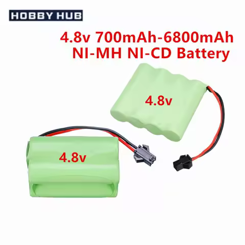 4.8V 1400mah 3000mah-6800mah Battery for Remote Control Toys Car Truck Boat Tank AA 4.8 V NIMH NICD 