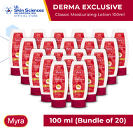[Derma Exclusive] Myra Classic Moisturizing Vitamin Lotion 100ml (Bundle of 20)
