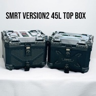 ORIGINAL SMRT Motorcycle  TOP BOX VERSION 2 Aluminum Safety Lock Storage Box Waterproof BOX Y15 XMAX