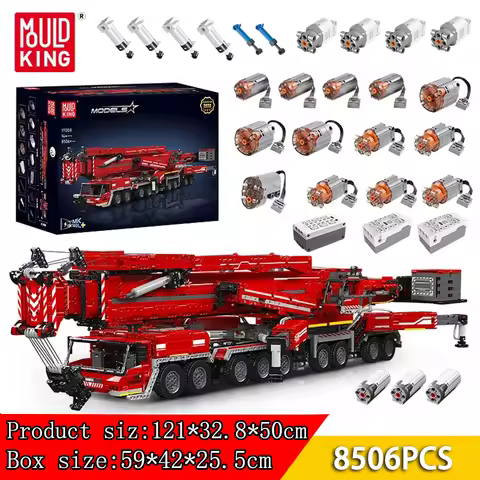 MOULD KING 17007 17008 Liebherr LTM 11200 MOC-20920 Technical Manned Crane Engineering Building Bloc