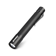 LED Strong Light Flashlight Outdoor Retractable Pen Clip Pen Light Small Flashlight
