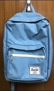 Herschel 天藍色 pop quiz 大容量 多格數 旅行 書包 可放電腦