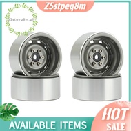 4PCS 1.9Inch Metal Beadlock Wheel Hub Rim for 1/10 RC Crawler Car Titanium