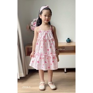 June 2-strap dress with turban