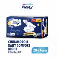 HERS PROTEX Daily Comfort Night Cinnamoroll 20+4s panjang 30 🤞