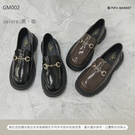 Fufa Shoes &lt; Brand &gt; GM002 Three-Dimensional Stitching Thick-Soled Loafers