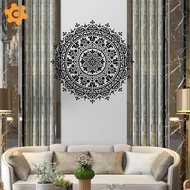 [utruiut0k] Mandala Painting Stencil Set Washable PET Flexible Template for Crafting Wall Art and Fu