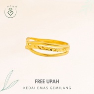 [Kedai Emas Gemilang] 2002931  Gold Ring (11) (2.33G) [916 Gold]