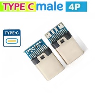 Socket Connector Type C Male 4 Pin Type C Male Connector hp Type C Cable