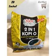 888 2 in 1 Coffee O 20 Sachets Sugar Mixed Coffee Bag