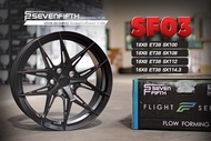 ล้อแม็กใหม่ - SF03 - งาน75WHEELS - ขอบ 18 - ล้อเบา flow forming  ( 18 x 5 รู100 ) หน้ากว้าง 8.0 x 8.0 - ET38/38 - สีดำด้าน - ส่งฟรี Kerry Express -  รบกวนสอบถามก่อนสั่ง