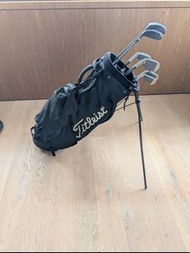 Titleist Bag with Mizuno Zephyr Woods and Irons Golf Club Set 球袋和高爾夫球桿套裝