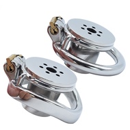 in stock 2 Style Super Small Stainless Steel Inverted Plugged Cylinder Chastity Cage for Men