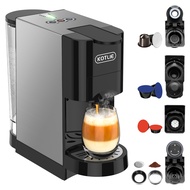 KOTLIE Hot Cold 5 in1 Capsule Coffee Machine 19Bar Single Cup AC-513HF Multiple Capsule For LAVA ZA 