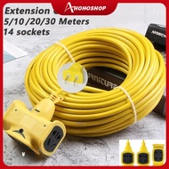 5M/10M/20M/30M/40 Electric Vehicle Power Extension Cord Socket With Extension Cord Super Long Extens
