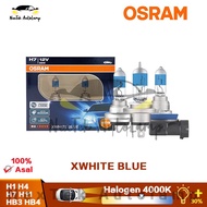 OSRAM XWHITE BLUE H1 H4 H7 H11 HB3 HB4 12V 4000K Brightening +30% Warm Light Car Halogen Headlight B