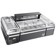 Island Vertical Sliding Door Freezer | 770 Litres Commercial Island Freezer (-18°C, R290 Refrigerant