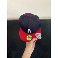 NEW ERA 5950 PRO MODEL X FEAR OF GOD ESSENTIALS (FOG) X MLB Navy Red ORIGINAL NO BOX
