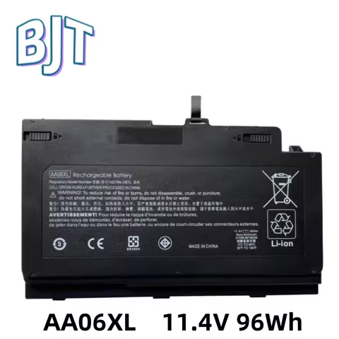 11.4V 96Wh New Internal Laptop Battery AA06XL For HP ZBook 17 G4 HSTNN-C86C HSTNN-DB7L 852711-850 85