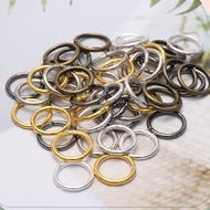 Open Jump Rings Connectors DIY Jewelry Keychain Ring 开口圈 配件铁圈 0.9*8mm [20psc]