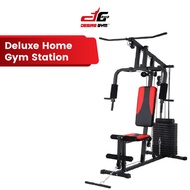 Desire Gym Deluxe Home Gym Station Body Exercise Muscle Building Weight Training Single Station