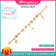 [BT5104] Rantai Tangan MODEN ZHULIAN Gold Plated Bracelet Jewellery Emas Saduran Barang Kemas