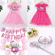 kitty dress for kids 2yrs to 7yrs