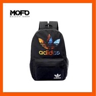 『特賣下殺』Adidas 阿迪達斯 後背包 三葉草 戶外運動背包 AD雙肩包 登山包 書包 旅行包 大容量情侶厚背包